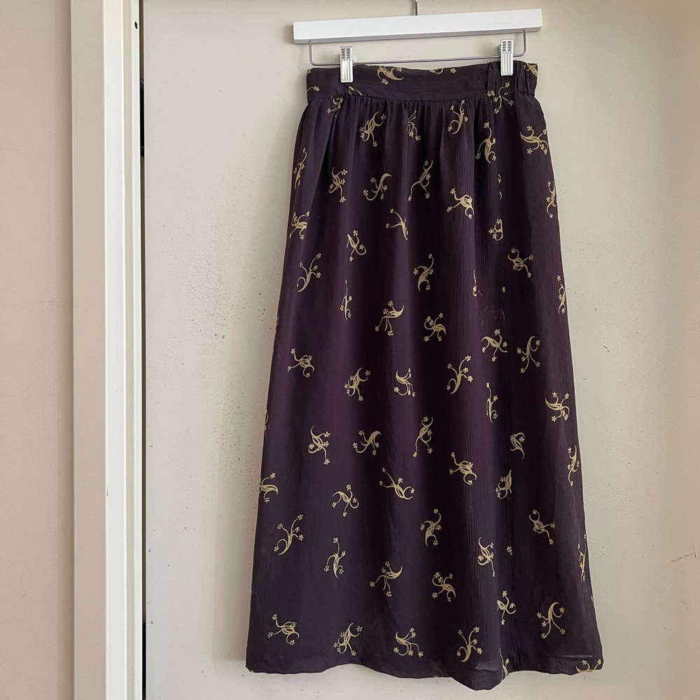 Asian Style Midi Skirt